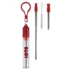 Express Telescopic Straws red